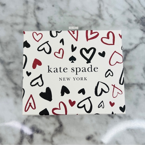 Kate Spade Scribble Heart Staci Boxed Jewelry Holder - Picture 10 of 12